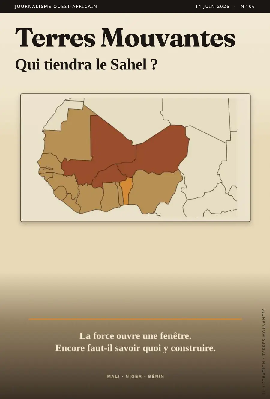 Couverture du numéro 06 — Qui tiendra le Sahel ?