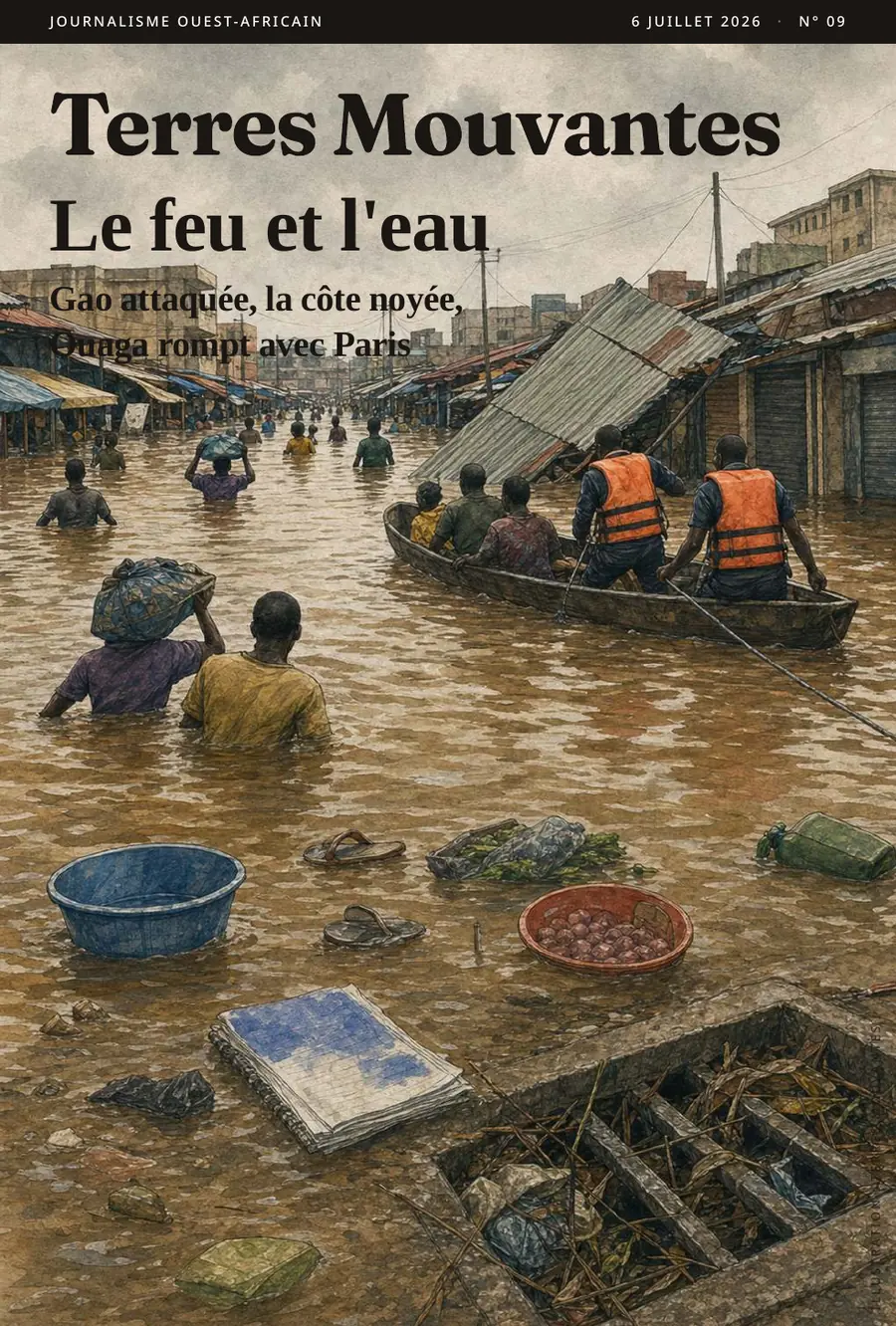 Couverture du numéro 09 — Le feu et l'eau